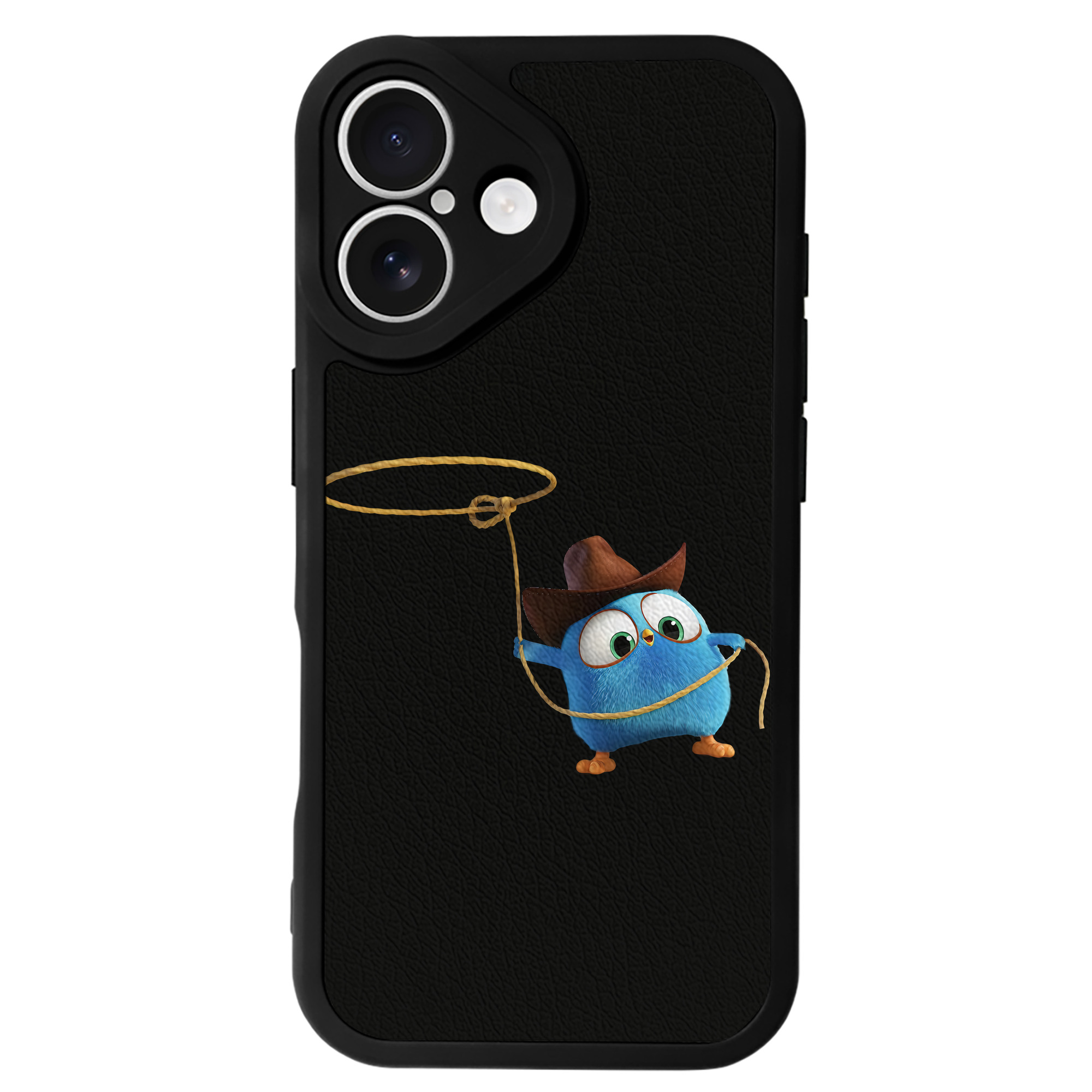 （画像用） Angry Birds アングリーバード 【iPhone 16シリーズ対応】シリコンスマホケース（レザー調） 材質：シリコン